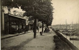 93 L'ÎLE SAINT-DENIS - Quai De La Marine - Animée, Péniches, Café "Au Rendez-Vous Des Enfants Du Nord" - L'Ile Saint Denis