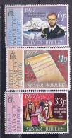 British Antarctica1977:QUEEN ELIZABETH 25th Anniversary Michel68-70mnh** - Altri & Non Classificati