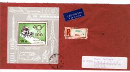 Hungary - Magyar Posta - Ungarn 1967, Registered Cover Eger To Germany, Post - Stagecoach -Transport - Cartas & Documentos