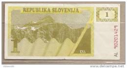 Slovenia - Banconota Circolata Da 1 Tallero P-1a - 1990 #19 - Eslovenia