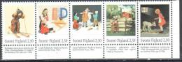 Finland 1993  Art Illustration  Painting Gemalde - Mi. 1218-1222- MNH (**) - Unused Stamps