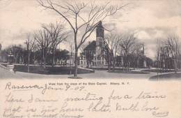 New York Albany View From The Steps Of The State Capitol 1907 - Albany