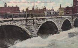 New York Rochester Court Street Bridge And Genesee At High Water - Rochester