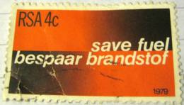 South Africa 1979 Save Fuel 4c - Used - Usati