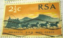 South Africa 1969 Mail Coach 2.5c - Used - Used Stamps