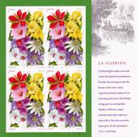 USA Scott 4750-53  Flowers Sheetlet Of 16 Mint NH Issued April 2013 - Fogli Completi