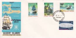 Gilbert Islands 1977 Christmas-Captain Cook FDC - Gilbert- Und Ellice-Inseln (...-1979)