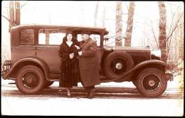 VOITURE CP PHOTO JEAN ET MADO 1933 HESSENBRUCH - Passenger Cars