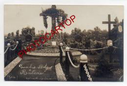 RABOSEE-BARCHON-MONUMENT-Cimetiere Militaire-Tombes Belges-CARTE PHOTO-Guerre 14-18-1WK-BELGIQUE-BELGIEN- - Blegny