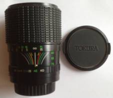 Objectif TOKURA Auto Zoom 28x70 (58) - 1:3,5 - 4,5 - Monture Konica T3 Avec Sa Housse - Materiale & Accessori