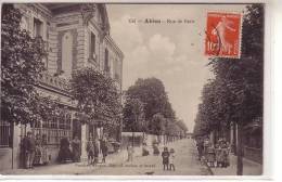 94 Ablon - Rue De Paris - Très Animé Hommes Femmes Enfants Dans La Rue Devant Magasins - édition Porcher N° 150 - Ablon Sur Seine
