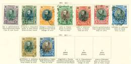 BULGARIA - 1901 Prince Ferdinand Values To 50s Mixed Mounted Mint And Used As Scan - Oblitérés