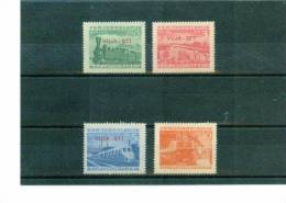 Triest Zone B (STT-VUJA) 1950 Eisenbahn / Railways  Michel 31-34 Postfrisch / MNH - Nuovi