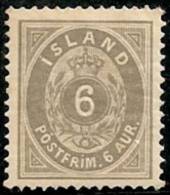 ISLANDIA 1876 - Yvert #7a - MLH * (Dentado 14) - Ongebruikt