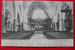 Cp , 57 , VIC-sur-SEILLE , Intérieur De L'Église - 1904 - Animation Prêtres Enfants De Chœur Hartmann Frères - Vic Sur Seille