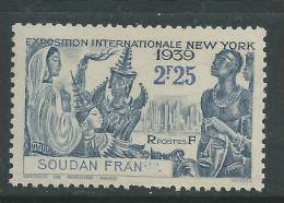 Soudan N° 104 XX  Exposition Internationale De New York : 2 F. 25 Outremer Sans Charnière TB - Nuevos