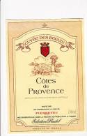 étiquette Vin COTE DE PROVENCE Cuvee Des Beguin Vignerons De PIERREFEU Selection Pradel - Languedoc-Roussillon