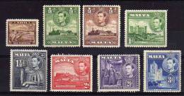 Malta - 1938/43 - Definitives (Part Set) - MH - Malta (...-1964)