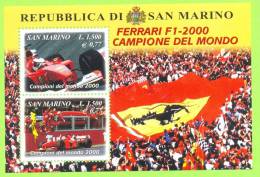 SAN MARINO - Ferrari Campione 2000 - Blocs-feuillets