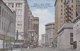 Texas El Paso Mills Street Looking West Toward Pioneer Plaza - El Paso