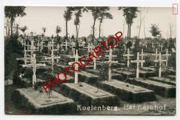 Delcampe - KOELENBERG-GHELUWE-CIMETIERE Militaire Allemand-Tombes-CARTE PHOTO Allemande-Guerre 14-18-1WK-BELGIQUE-BELGIEN- - Wervik