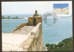 Portugal Forteresse Saint Philippe Setúbal 1994 Carte Fortress 1994 Card - Cartes-maximum (CM)