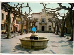 COLLOBRIERES : La Place De La Mairie - Collobrieres