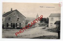 CHANLY-CAFE-le Chemin De La GARE-BELGIQUE-BELGIEN-Fel Dpost No 718- - Wellin