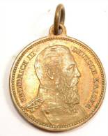 Médaille Friedrich III Von Deutschland. Guerre Franco-Prussienne 1870, 1866 Autriche, 1864 Duchés - Deutsches Reich