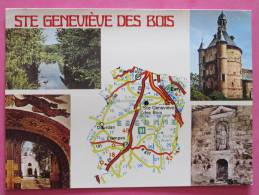 SAINTE GENEVIEVE DES BOIS - Contour Géographique - Multivues - Sainte Genevieve Des Bois