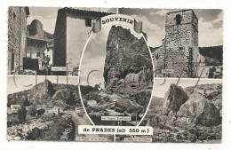 Prades (66) : 5 Vues Dont Les Vieilles Maisons Et Vue Gnérale En 1961 (animé). - Prades