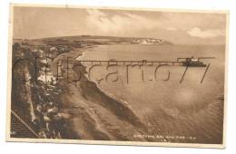 Sandown (Royaume-Uni, Isle Of Wight) : View Of Bay And Pier In 1910. - Sandown