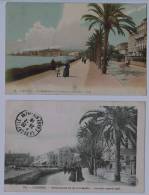 06b45	Lot De 2 Cpa	CANNES	Boulevard De La Croisette Et Casino Municipal 1910 - Cannes