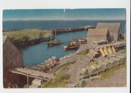 Scenery At Blue Rocks Nova Scotia Canada 1952 PC - Sonstige & Ohne Zuordnung