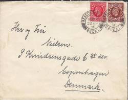 Great Britain E.M. ANDERSEN Deluxe BEACONSFIELD (BUCKS.) 1936 Cover COPENHAGEN Denmark King George V. Stamps (2 Scans) - Lettres & Documents