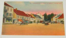 Giromagny - Grande Place  :::::: Animation - Attelages - Voitures - Tacots - Automobiles - Giromagny