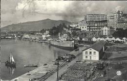 AFRIQUE DU NORD - ALGERIE - BEJAIA - BOUGIE - CPSM - Le Ville Et Le Port - Navire De Guerre A Quai - Bejaia (Bougie)