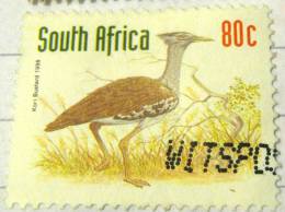 South Africa 1998 Kori Bustard Bird 80c - Used - Usados