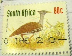 South Africa 1998 Kori Bustard Bird 80c - Used - Gebruikt