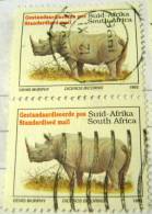 South Africa 1993 Rhinoceras Standard X2 - Used - Gebruikt