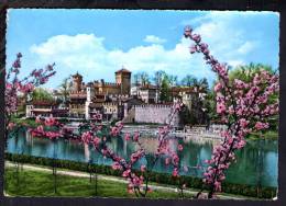 H933 Torino, Il  Po E Il Borgo Medioevale - Ed. Dtc - Friver, Fleuve, Fluss, Burg - Mehransichten, Panoramakarten