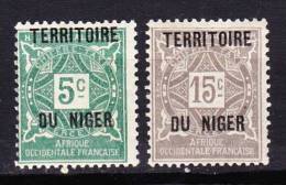 NIGER  1921  YT  TAXE  1  3    NEUFS  * - Autres & Non Classés