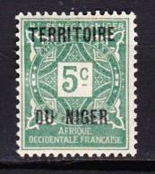 NIGER  1921  YT  TAXE  1    NEUF  * - Other & Unclassified