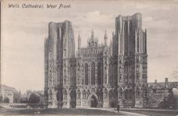 C1920 WELLS CATHEDRAL WEST FRONT - Wells