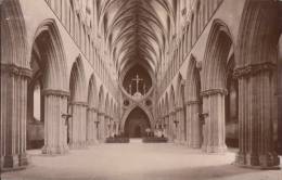 C1920 WELLS CATHEDRAL THE NAVE - Wells