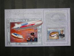 Zeppelins Dirigible # Congo 2006 S/s MNH #491 Airships - Zeppelins