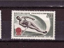 FRANCE 1963 Water Skiing  Michel Cat N° 1449 Mint Never Hinged - Wasserski