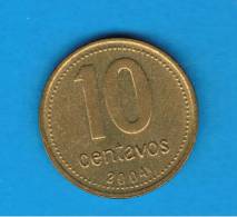 ARGENTINA -  10 Centavos  2004    KM82 - Argentinië