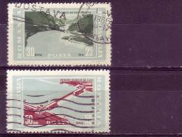 GJERDAP-HYDROELECTRIC POWER STATION-SET-POSTMARK-LJUBLJANA-SLOVENIA-ROMANIA-YUGOSLAVIA-1965 - Gebraucht