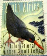 South Africa 2009 Black Oyster Catcher Bird International Small Letter - Used - Gebraucht